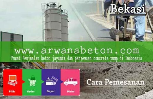 cara pesan beton ready mix di Bekasi