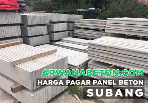 harga pagar panel beton Subang