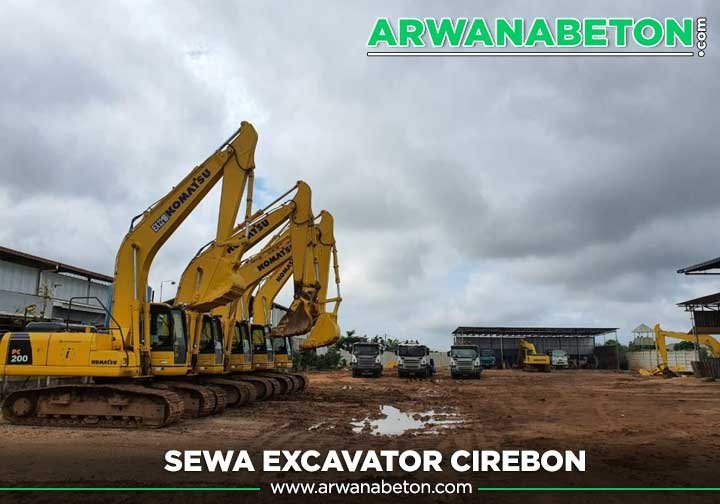 harga sewa excavator Cirebon
