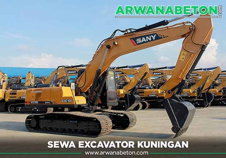 harga sewa excavator Kuningan