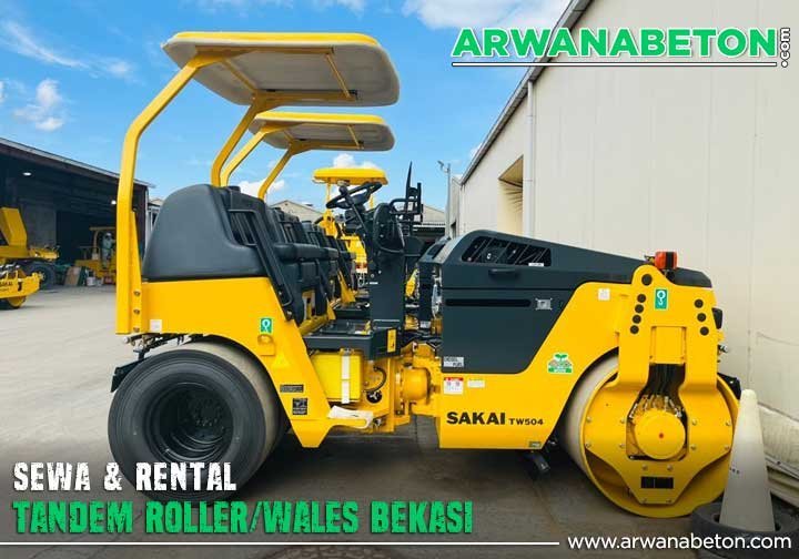 harga sewa tandem roller Bekasi
