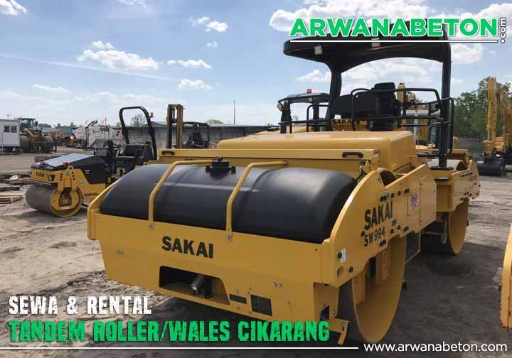 harga sewa tandem roller Cikarang