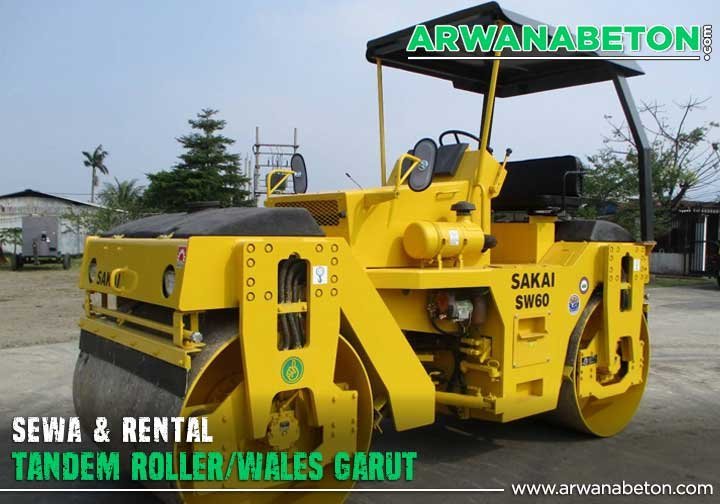 harga sewa tandem roller Garut