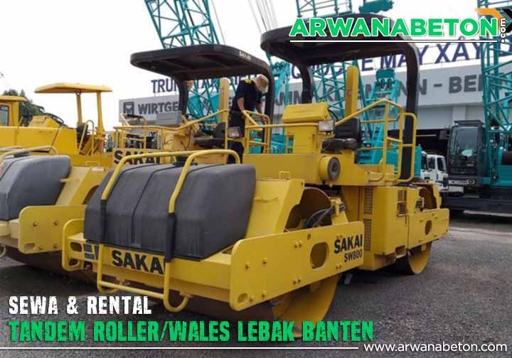 harga sewa tandem roller Lebak