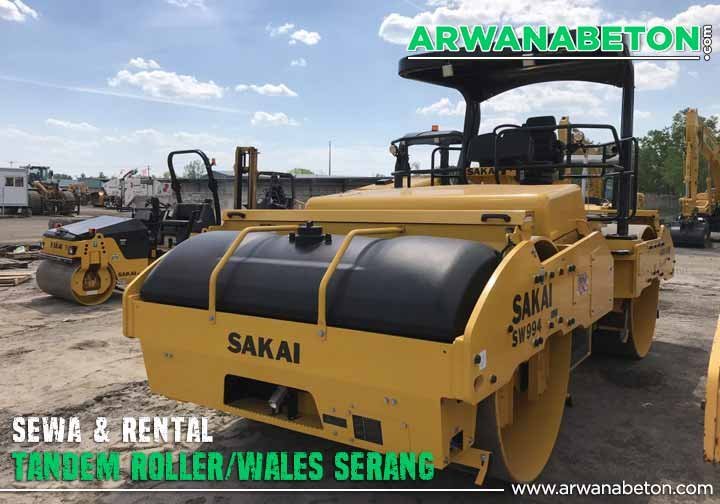 harga sewa tandem roller Serang