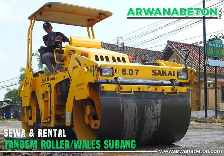 harga sewa tandem roller Subang