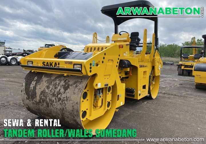 harga sewa tandem roller Sumedang