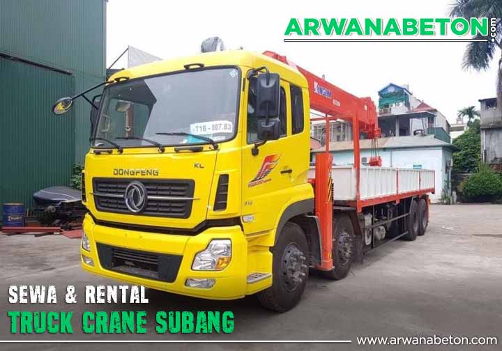 Harga sewa Truck Crane Subang
